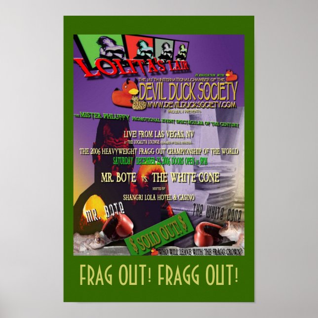 HEAVYWEIGHT FRAG OUT CHAMPIONSHIP OF THE WORLD '06 POSTER (Front)