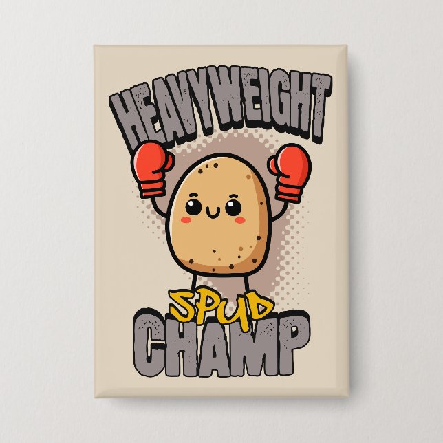 Heavyweight Spud Champ Boxing Potato  (Front)