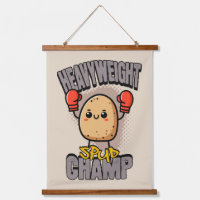 Heavyweight Spud Champ Boxing Potato