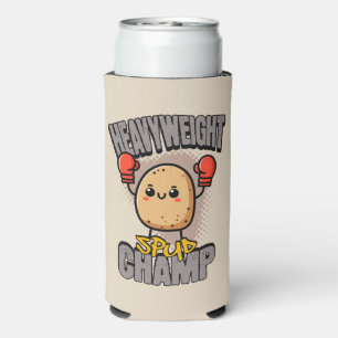 Heavyweight Spud Champ Boxing Potato  Seltzer Can Cooler