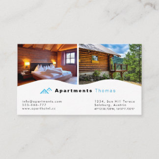 Hébergement, Hotel & Resort Carte de visite