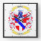 Hébert Family Crest Heirloom Clock