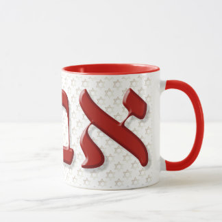 Hébreu de la tasse d'Abba
