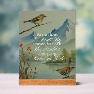 Hébreux 3:4 Dieu le Bâtisseur Écriture Chrétien