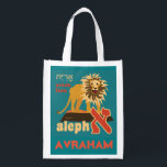 Hebrew Alephbet ReUsable Grocery Tote-Add Name Reusable Grocery Bag<br><div class="desc">Hebrew Alephbet ReUsable Grocery Tote-Add Name. Save the planet. Holds up to 50 lbs. Add your own name or just have the art. Great for carrying your school supplies or cute birthday gift bag.</div>