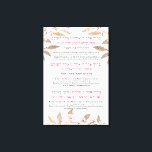 Hebrew and English blessings for Hanukkah Canvas Print<br><div class="desc">Perfect piece of art for the walls of your synagogue, classroom or home. Beautifully created for your Hanukkah celebration poster with berachot (blessings) recited before lighting the candles. Hebrew followed by transcription and then translated into English. Please note, that the third blessing is recited only the first time one lights...</div>