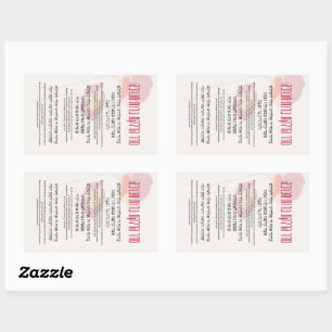 Hebrew and English Blessings for Hanukkah Sticker