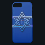 Hebrew Chai Jewish Star Of David iPhone 8/7 Case<br><div class="desc">Jewish Star Of David Hebrew Chai</div>