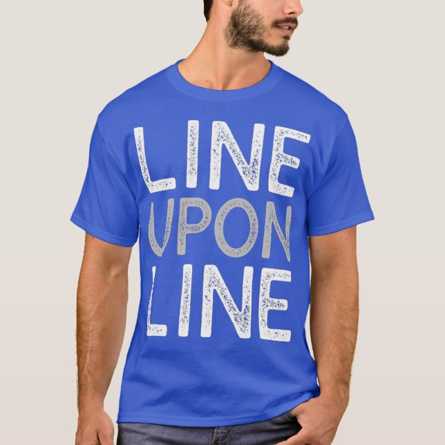 Hebrew Israelite  Line Upon Line T-Shirt (Front)