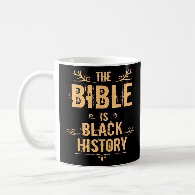 Hebrew Israelite The Bible Black History Mens   Coffee Mug (Left)