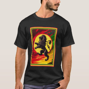 Hebrew Israelite YHWH Lion of Judah Yahweh Rastafa T-Shirt