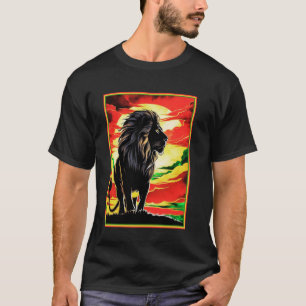 Hebrew Israelite YHWH Lion of Judah Yahweh Rastafa T-Shirt