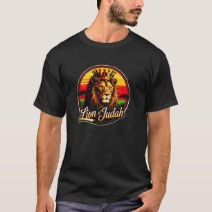 Hebrew Israelite YHWH Lion of Judah Yahweh Rastafa T-Shirt