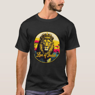 Hebrew Israelite YHWH Lion of Judah Yahweh Rastafa T-Shirt