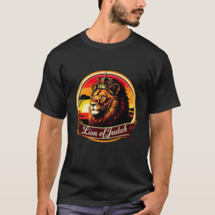 Hebrew Israelite YHWH Lion of Judah Yahweh Rastafa T-Shirt