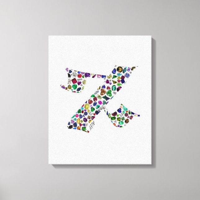 Hebrew Letter ALEF Canvas Print (Front)