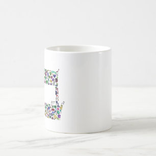 Hebrew Letter BET made with Gemstones Magic Mug