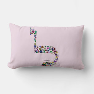 Hebrew Letter 'LAMED' Lumbar Pillow