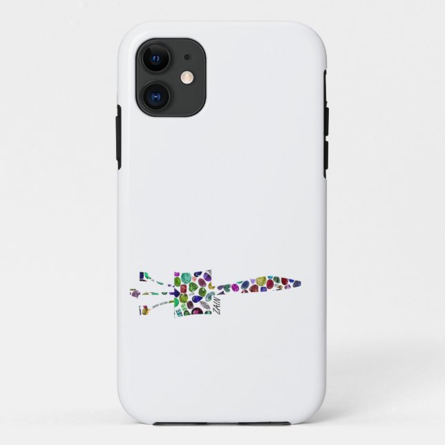 Hebrew Letter ZAIN Case-Mate iPhone Case (Back)