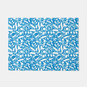 Hebrew Letters Doormat - Customized Sizes - Gifts 