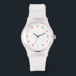 Hebrew Script Lettering Watch<br><div class="desc">"Jewish Expressions, " offers a shopping experience as you will not find anywhere else. Welcome to our store. Tell your friends about us and send them our link:  http://www.zazzle.com/YehudisL?rf=238549869542096443*</div>