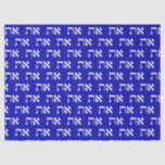 Hebrew Typography Tissue Paper<br><div class="desc">Hebrew Typography Tissue Paper . Hebrew Aleph Tav wrapping paper, white typography on a royal blue background. Individually the letters represent: 'Aleph' the 'Author' of life and 'Tau' the 'Mark' of the Covenant. (Like: 'X marks the spot', 'I was here' or 'this is mine'). Hebrew reads right to left. When...</div>