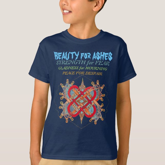 Hebrew words for love artist, hidden mountain T-Shirt (Front)
