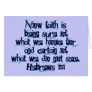 Hebrews 11:1