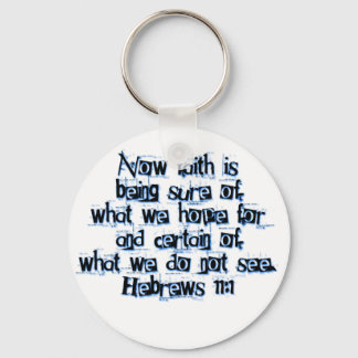 Hebrews 11:1 keychain