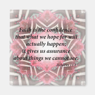 Hebrews 11:1 magnet