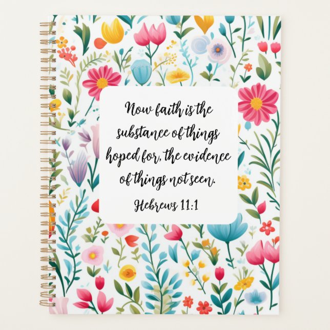 Hebrews 11:1 Planner (Front)