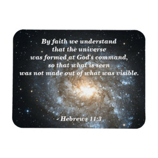 Hebrews 11:3 God's Creation Magnet