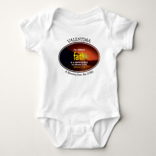 Hebrews 11:6   FOR WITHOUT FAITH Custom Photo Baby Bodysuit