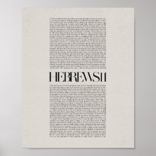 Hebrews 11 - Faith in Action Scripture Wall Art