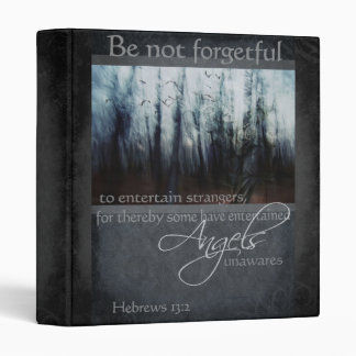 Hebrews 13:2 Angel Quote 1" Photo Album Binder