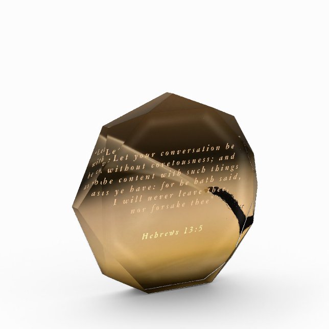 Hebrews 13:5 photo block (Left)