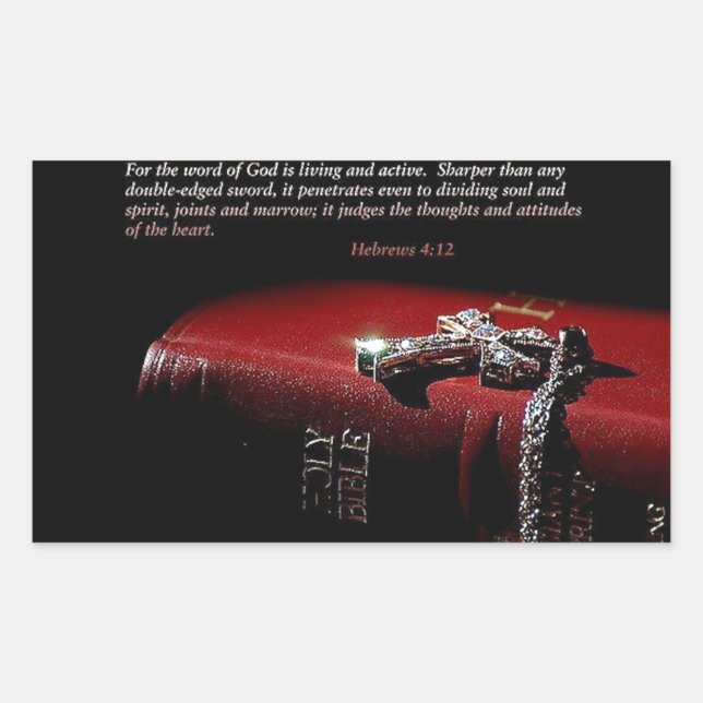 Hebrews 4:12 sticker (Front)