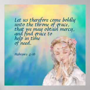 Hebrews 4:16 poster