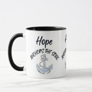 Hebrews 6:19 KJV Bible Verse Two-Tone Mug