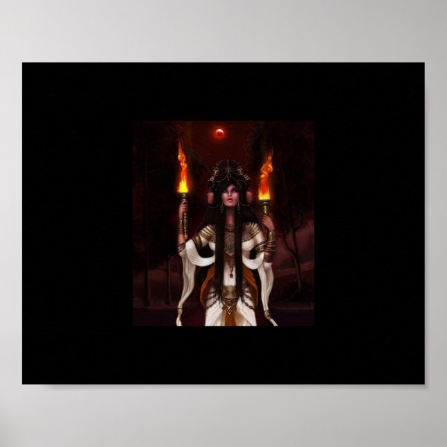 Hecate A Pagan underworld Goddess Poster (Front)