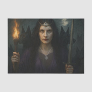Hecate, Goddess of the Crossroads Tissue Paper
