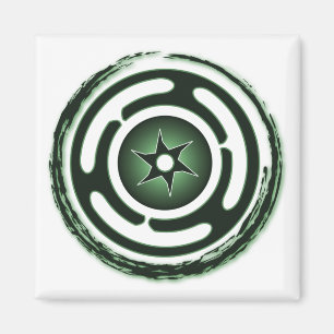 Hecate's Wheel (Green) Magnets