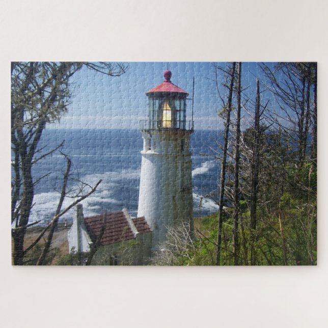 Heceta Head Lighthouse Jigsaw Puzzle (Horizontal)