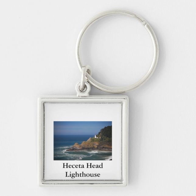 Heceta Head Lighthouse Keychain (Front)
