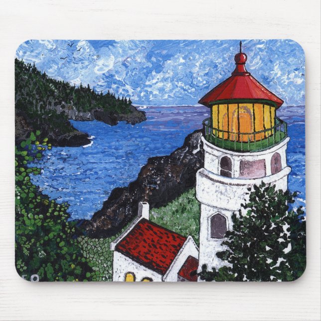 Heceta Head Lighthouse Mouse Pad (Front)