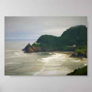 Heceta Head Lighthouse, OR Poster