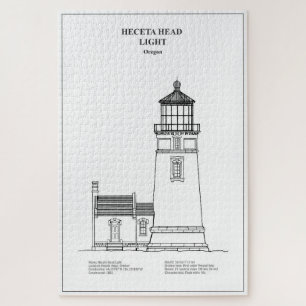Heceta Head Lighthouse - Oregon - BD Jigsaw Puzzle