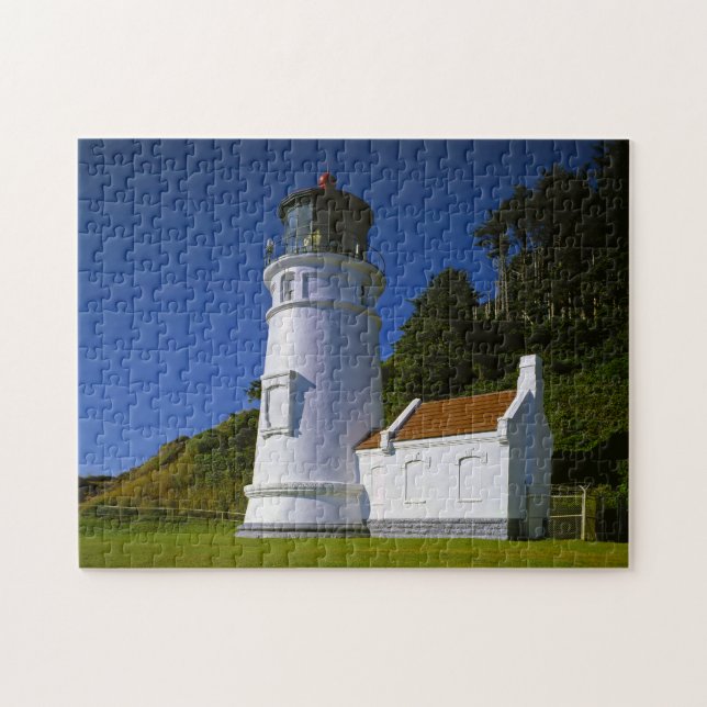 Heceta Head Lighthouse Oregon. Jigsaw Puzzle (Horizontal)