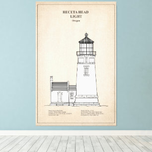 Heceta Head Lighthouse - Oregon - SBD Canvas Print