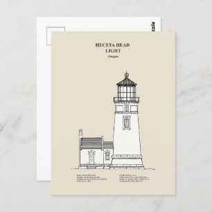 Heceta Head Lighthouse - Oregon - SBD Postcard